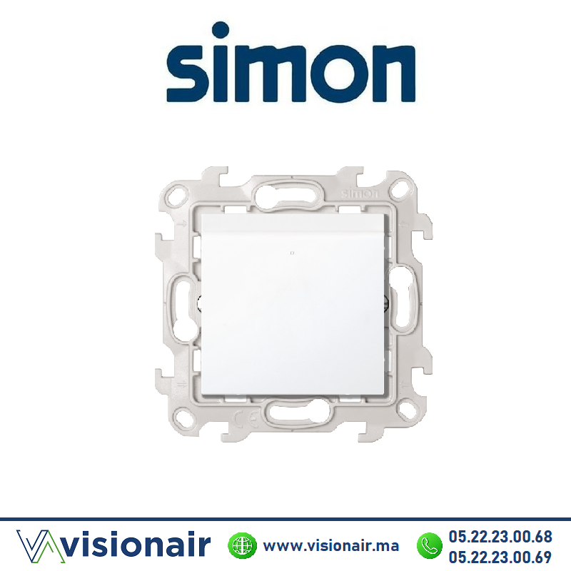 [2410526-030] Interrupteur à carte SIMON 24 blanc 2410526-030