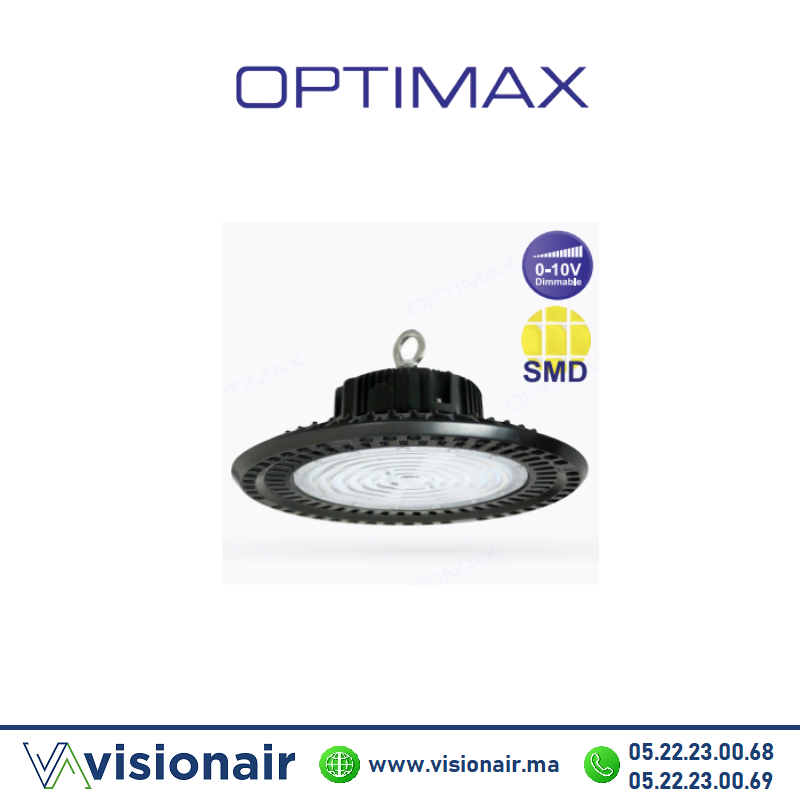 [OPTAL150W65K] Armature LED industrielle 150W OPTIMAX 6500°K