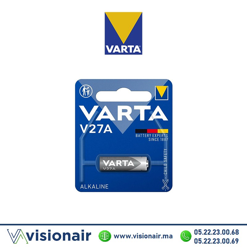 [VV27A] Pile VARTA V27A / A27 / MN27 / LR27A 12V alcaline