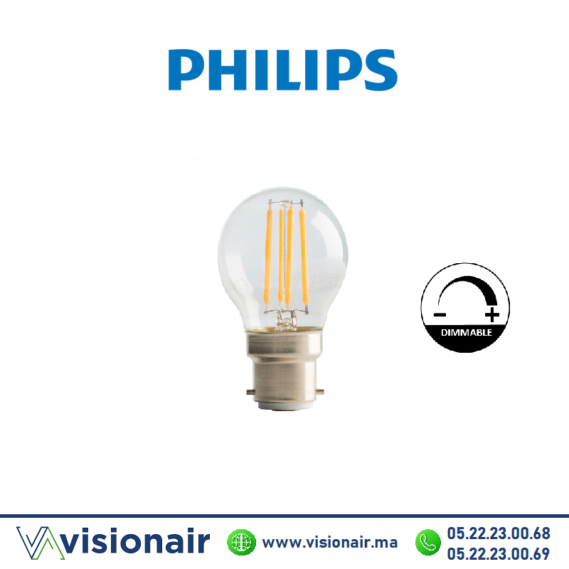 [PHILB22DIMSPH27K] Lampe LED B22 dimmable Philips Master 5,9W 2700°K