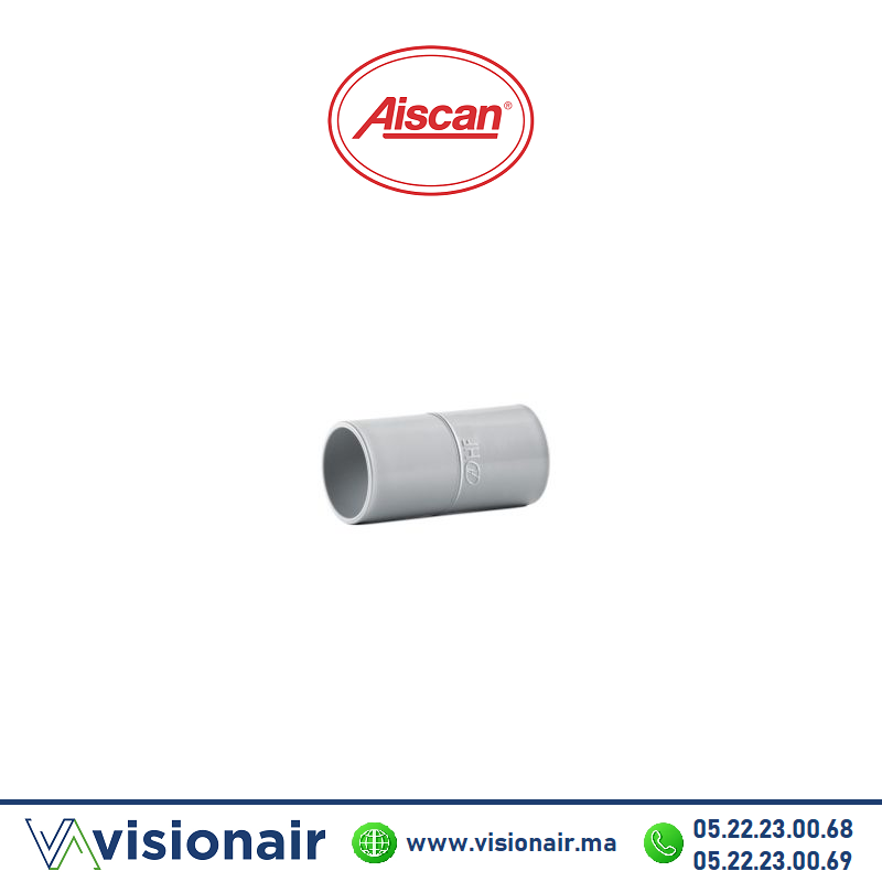 [AISCMGE40] Raccord enfichable Tube PVC AISCAN D40 MGE40
