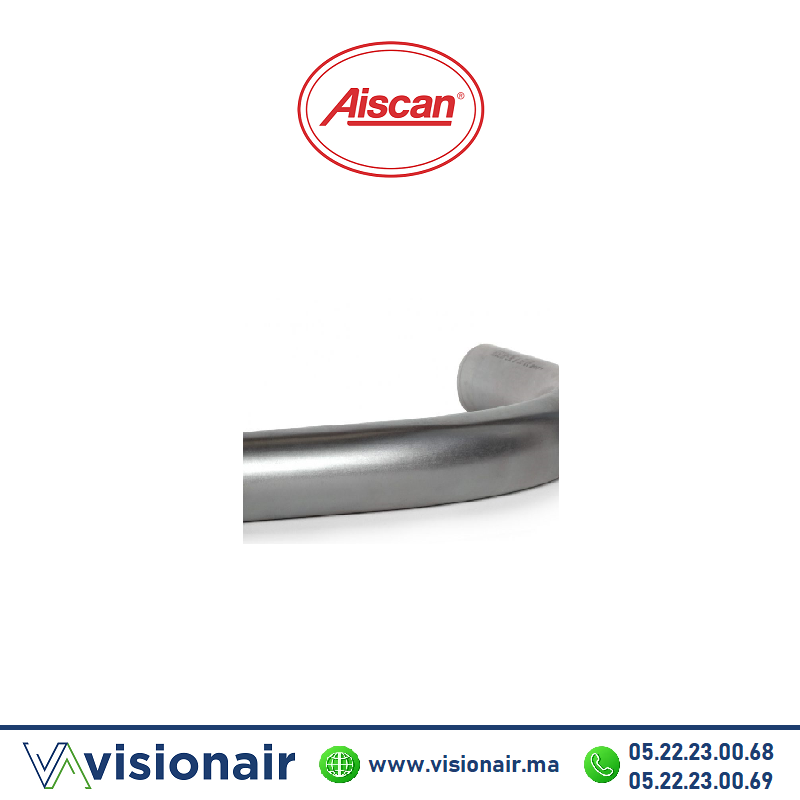 [AISCCME40] Coude tube métallique AISCAN D40 en acier galvanisé CME40