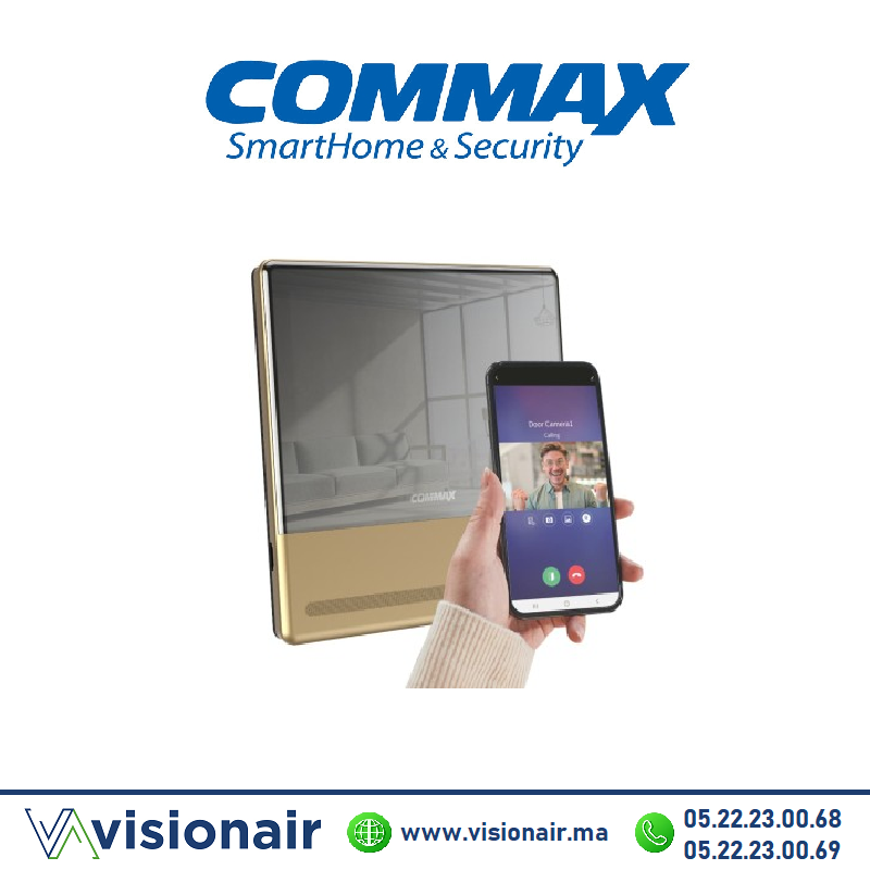 [CDV-70QTG] Moniteur vidéophone connecté COMMAX écran LCD 7" gold CDV-70QTG