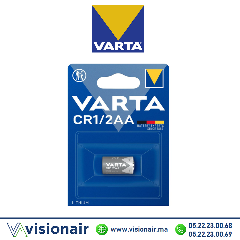 [VCR1_2AA] Pile VARTA CR1/2 AA 3V lithium