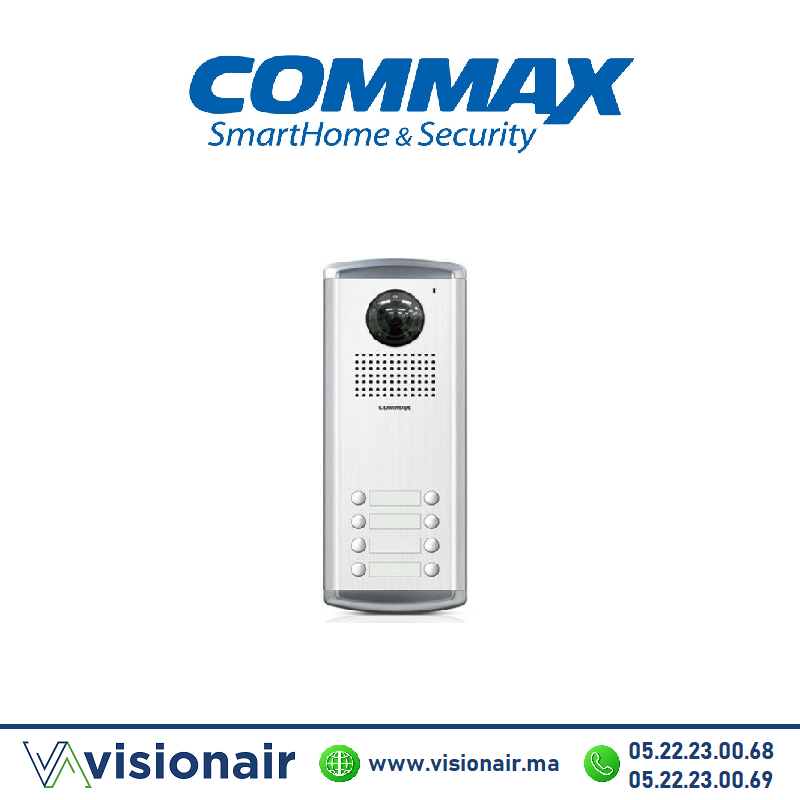 [DRC-8AC2] Platine de rue vidéophone COMMAX 8 postes DRC-8AC2