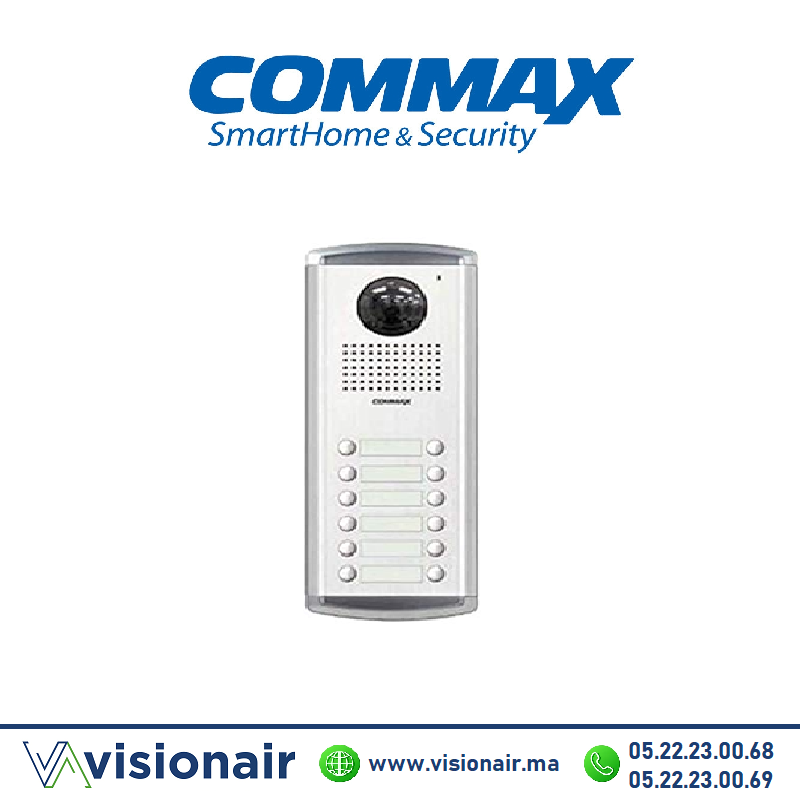 [DRC-12AC2] Platine de rue vidéophone COMMAX 12 postes DRC-12AC2