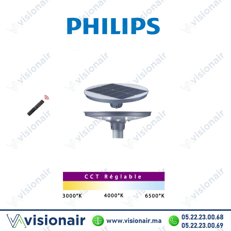 [BC010LED40] Lanterne LED solaire PHILIPS 400W BC010 CCT
