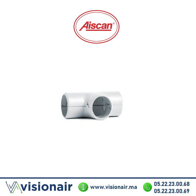[AISCT32] Tés tube PVC AISCAN D21 T32