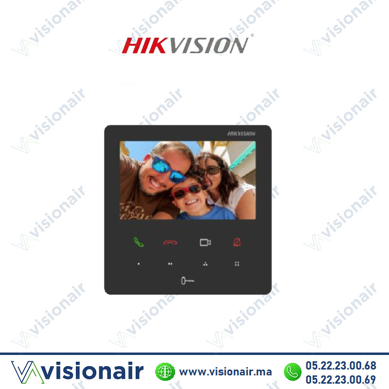 [HIKVDS-KH6110-WE1] Moniteur vidéophone HIKVISION écran TFT 4,3" DS-KH6110-WE1