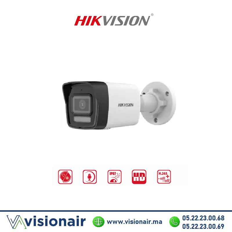 [HIKVDS-2CD1063G2-LIU] Caméra IP HIKVISION bullet 6MP Smart Hybrid light DS-2CD1063G2-LIU