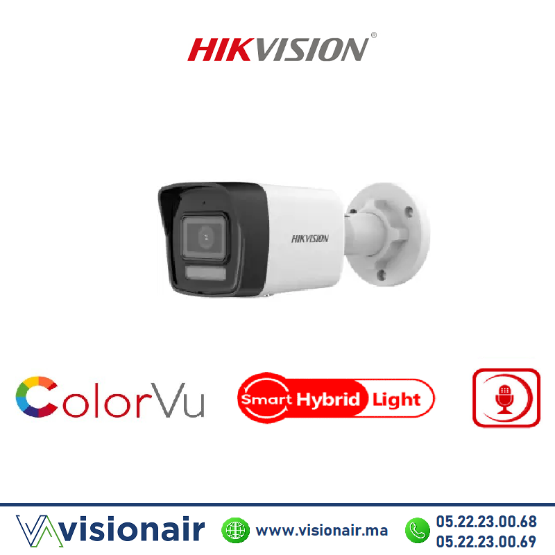 [HIKVDS-2CD1043G2-LIU] Caméra IP HIKVISION bullet 4MP Smart Hybrid light DS-2CD1043G2-LIU