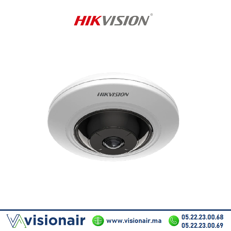 [HIKVDS-2CD2955G0-ISU] Caméra IP HIKVISION Fisheye 5MP DS-2CD2955G0-ISU