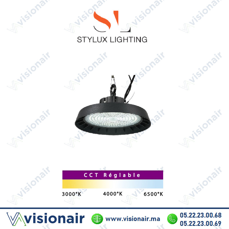 [STYLSUNCCT] Lanterne LED solaire Stylux 500W BC010 CCT