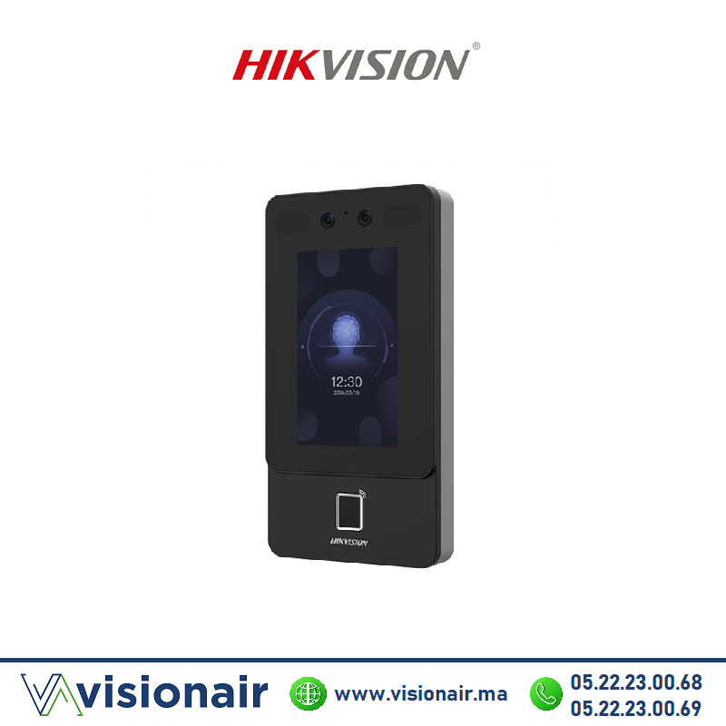 [DS-K1T342MFWX-E1] Pointeuse contrôle d'accès IP65 HIKVISION DS-K1T342MFWX-E1