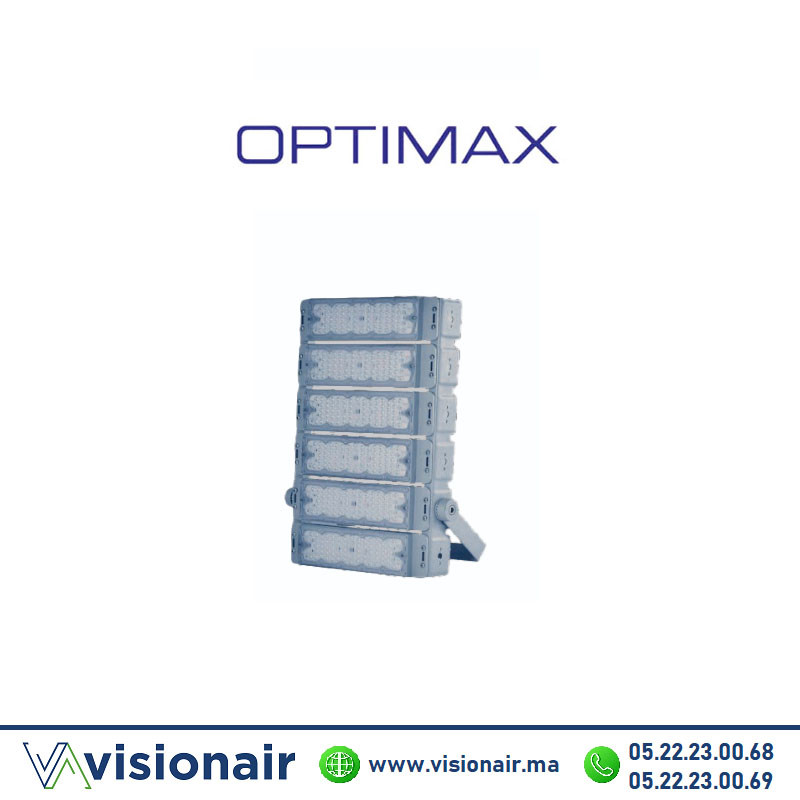[OPTPLSHPG600B] Projecteur Led Optimax 600W 6500°K IP66