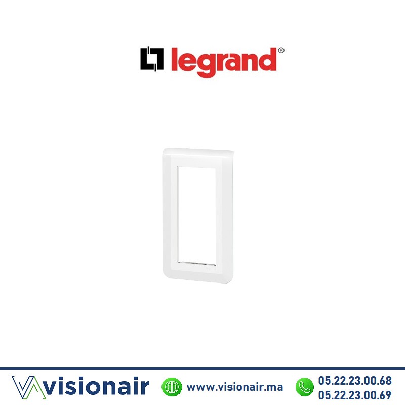 [LEG078825L] Plaque vertical 5 modules Legrand Mosaic Blanc 078825L