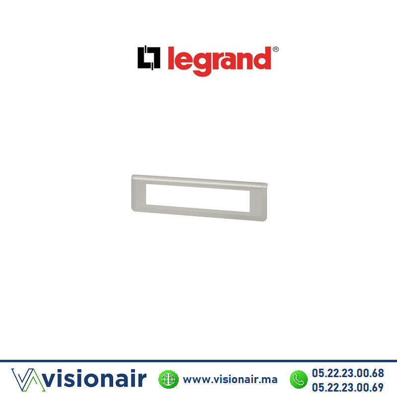 [LEG079310L] Plaque Mosaic Legrand 10M hor alu 079310L