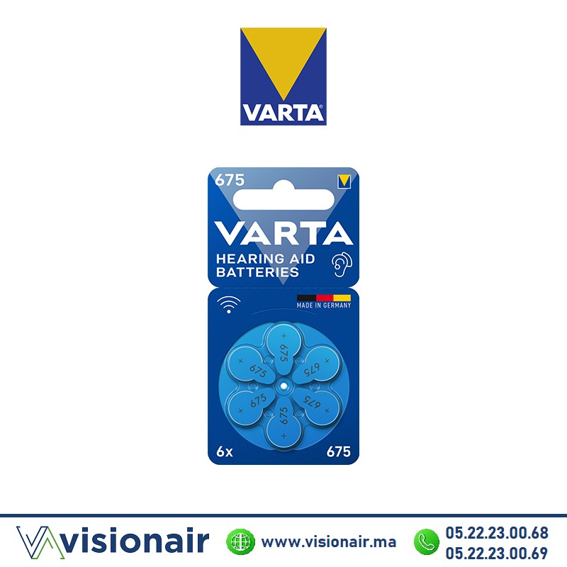 [Vartaid675] Pile auditive Varta Hearing AID 675