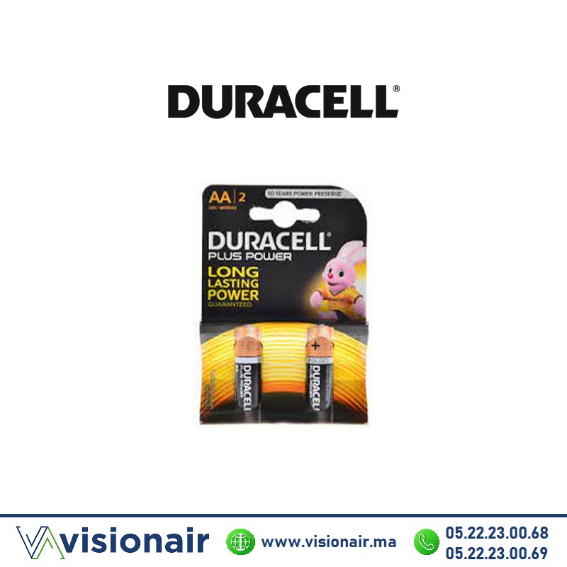 [DRPowerAA2] Pile Duracell Plus Power 2 Piles AA2 LR06 1,5V alcaline