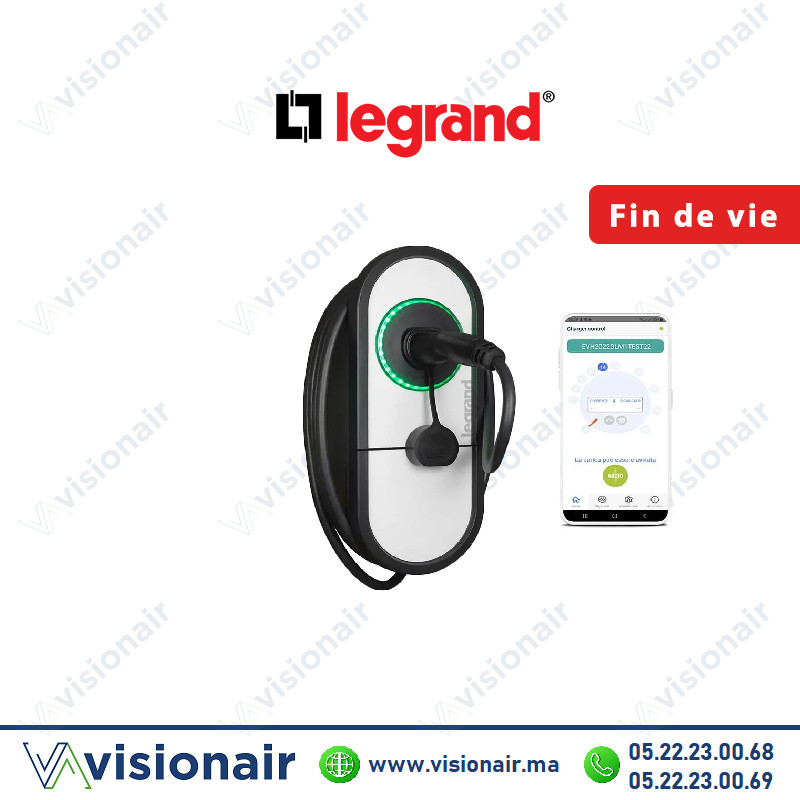 [LEG057016] Borne de recharge Legrand Green'up One pour VE 22kW 057016