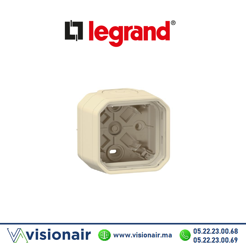 [LEG069863L] Support apparent 1 poste Legrand Plexo sable 069863L