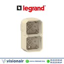 Support apparent 2 postes Legrand Plexo sable 069867L Casablanca Maroc