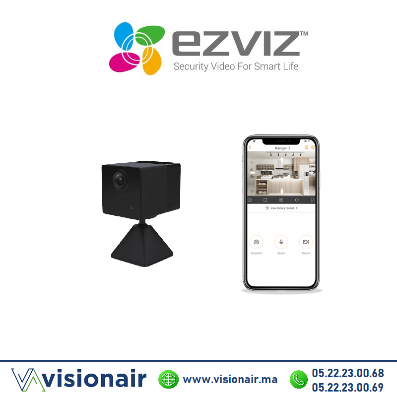 [EZVIZBC2] Caméra intérieure WI-FI avec batterie EZVIZ BC2 2MP
