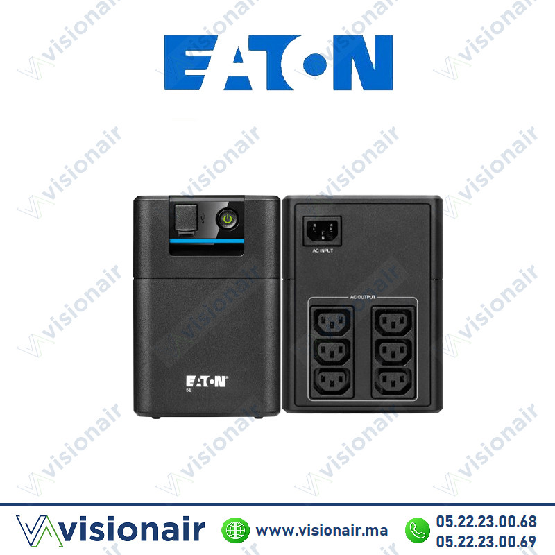 [EAT5E1200UI] Onduleur EATON 5E GEN2 1200VA 660W prises IEC 5E1200UI