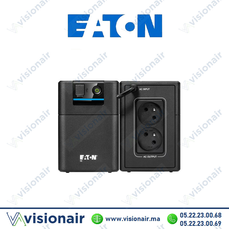 [EAT5E900UF] Onduleur EATON 5E GEN2 900VA 480W prises FR 5E900UF