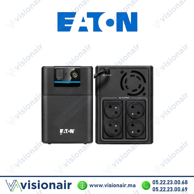 [EAT5E1600UF] Onduleur EATON 5E GEN2 1600VA 900W prises FR 5E1600UF