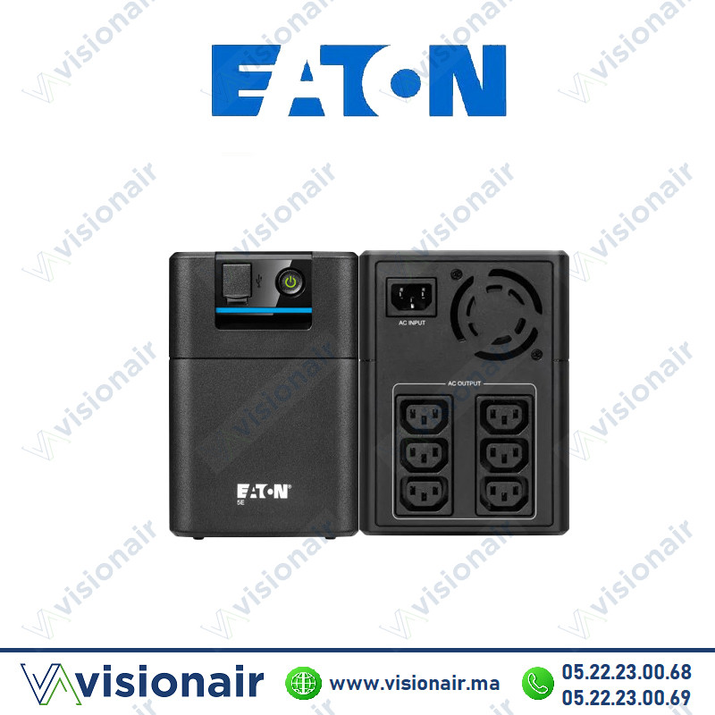 [EAT5E2200UI] Onduleur EATON 5E GEN2 2200VA 1200W prises IEC 5E2200UI