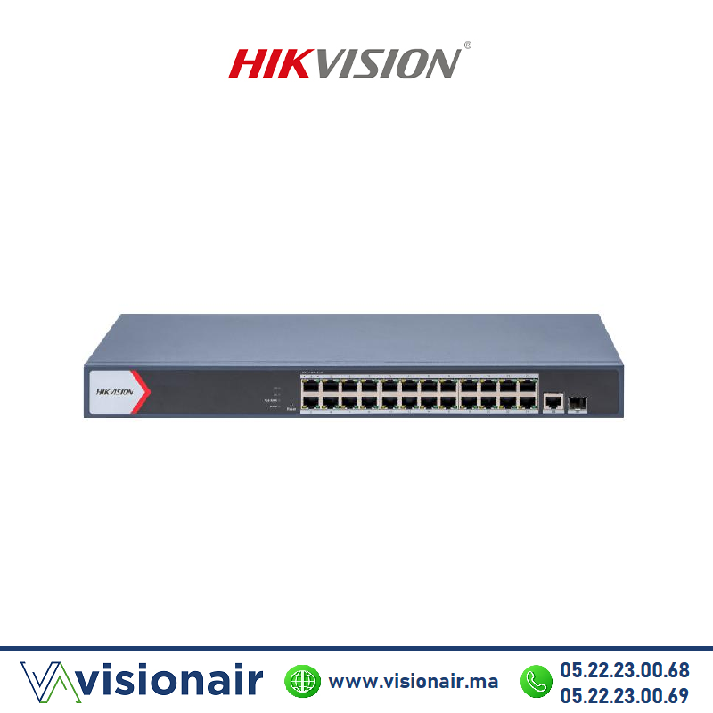 [HIKVDS-3E1526P-EI/M] Switch HIKVISION 24 ports POE 10/100/1000 Gigabit DS-3E1526P-EI/M