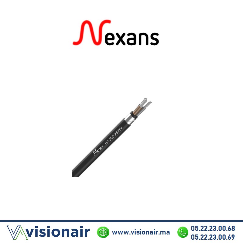 [NEXARVFV3x150+70] Câble ARVFV Rigide Armé alu NEXANS 3x150mm² + 70mm² U1000