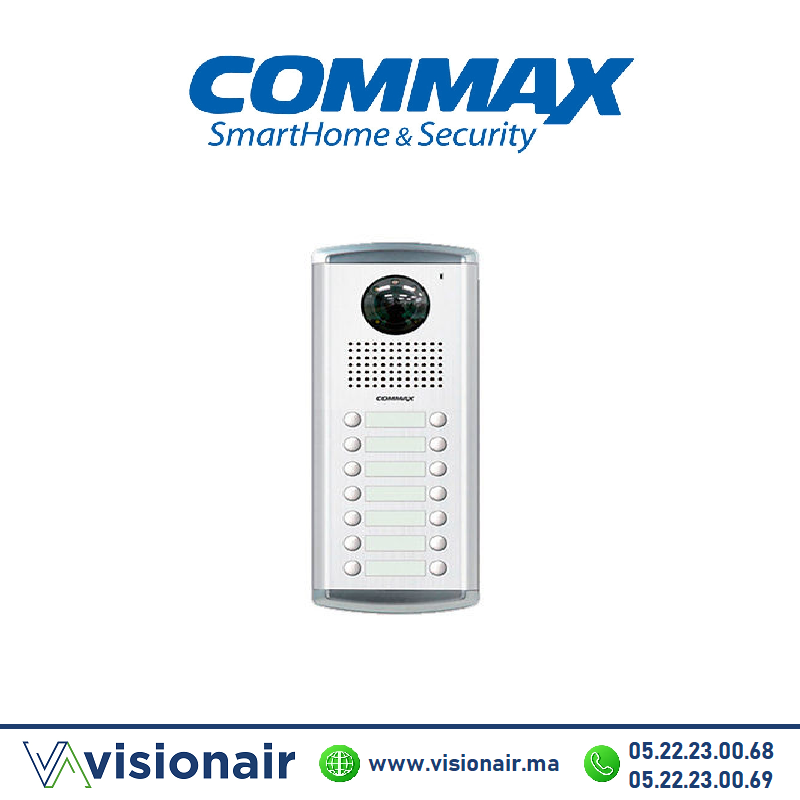 [DRC-14AC2] Platine de rue vidéophone COMMAX 14 postes DRC-14AC2