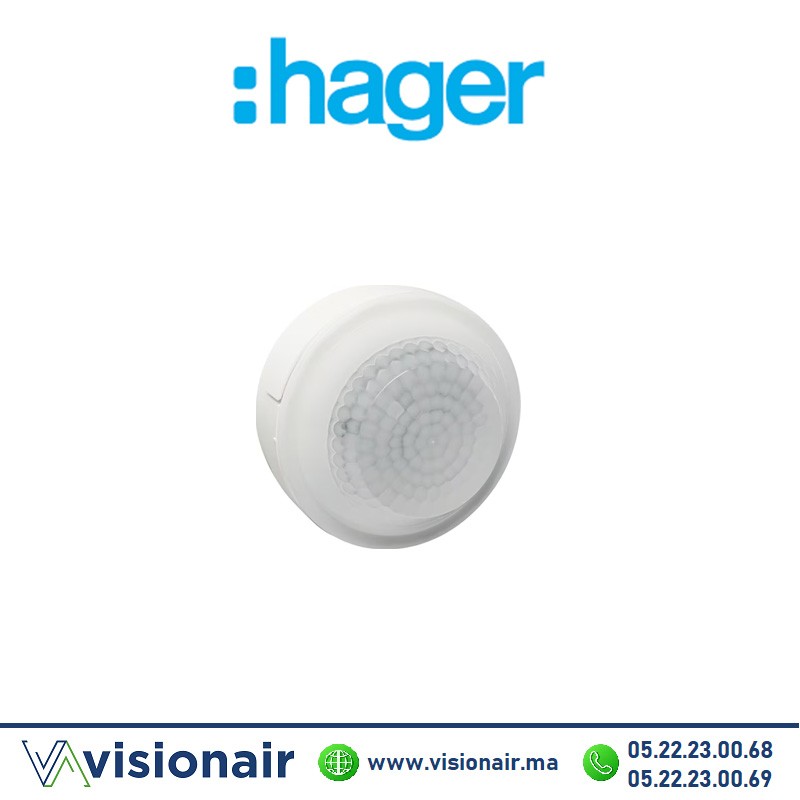 [EER518] Détecteur de prés & mouvement  Hager app hall 12x22m EER518
