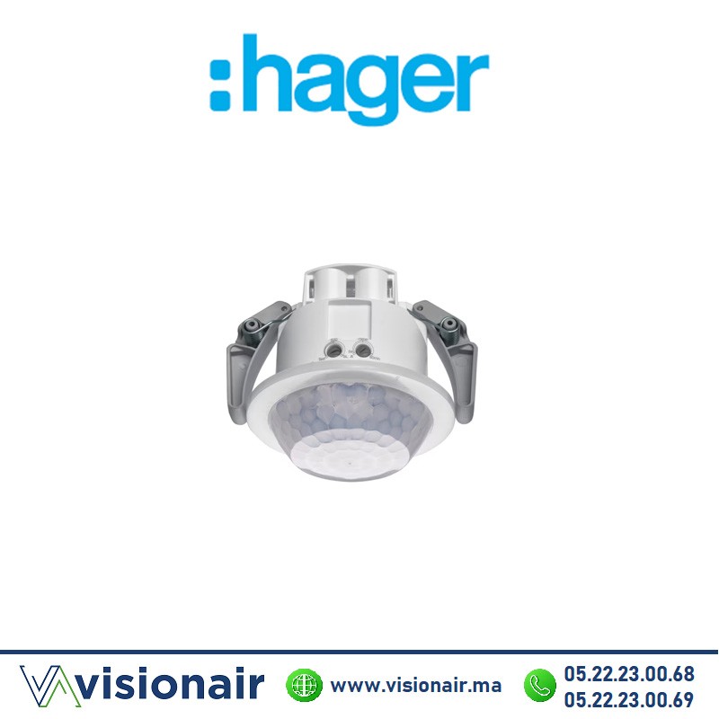 [EER503] Détecteur de prés & mouvement Hager enc 20m 360° EER503