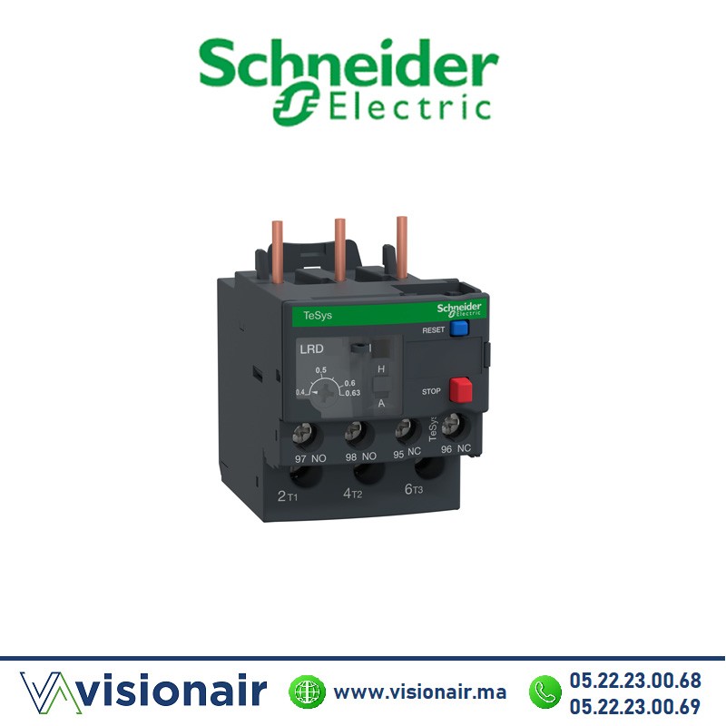 [LRD05] Relais thermique SCHNEIDER  0.63A...1A TESYS LRD05