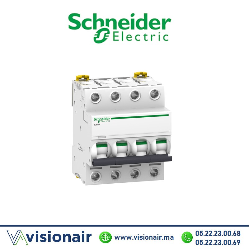 [A9F74420] Disjoncteur SCHNEIDER ACTi9 iC60N 4P 20A A9F74420