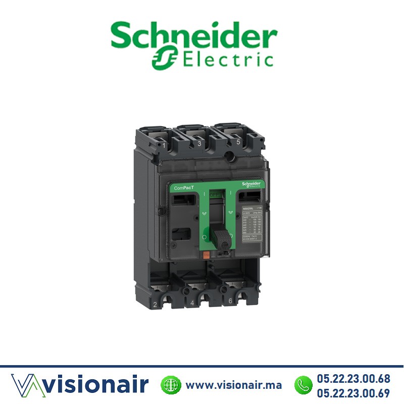 [C10H3] Compact Schneider NSX100H 100A 3P 70KA sans déclencheur