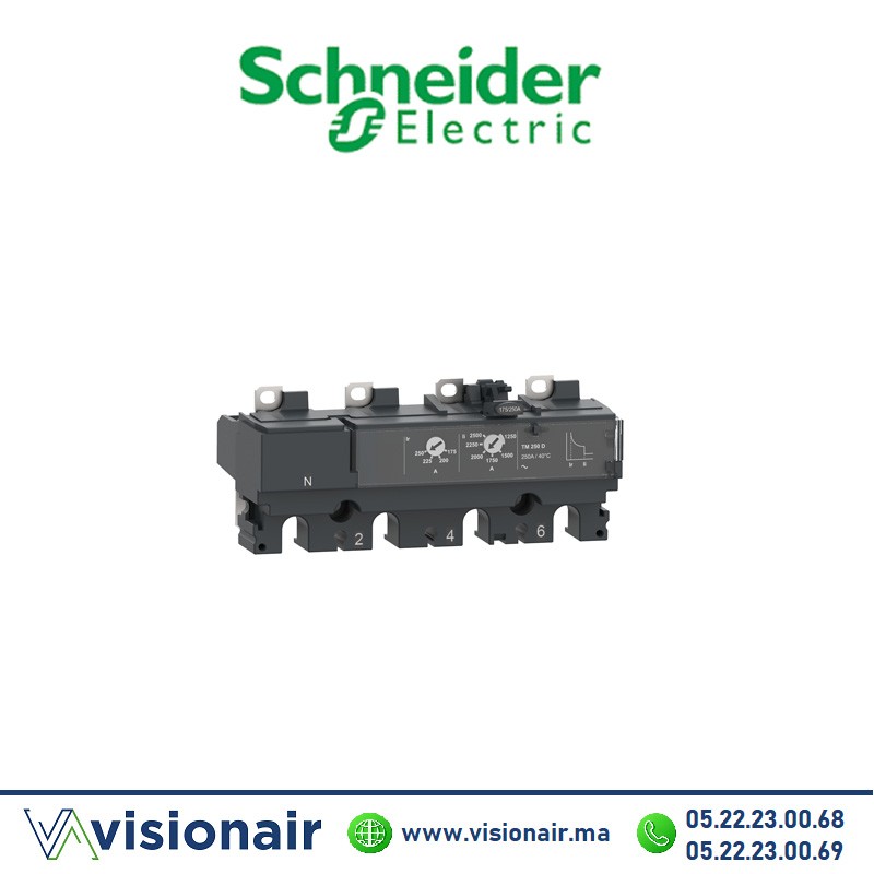 [C166TM160] Déclencheur  Schneider NSX160 250 AC 4P3D 160A C166TM160