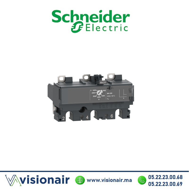 [C256TM250] Déclencheur magnétique NSX160 AC 4P3D 160A TMD C256TM250