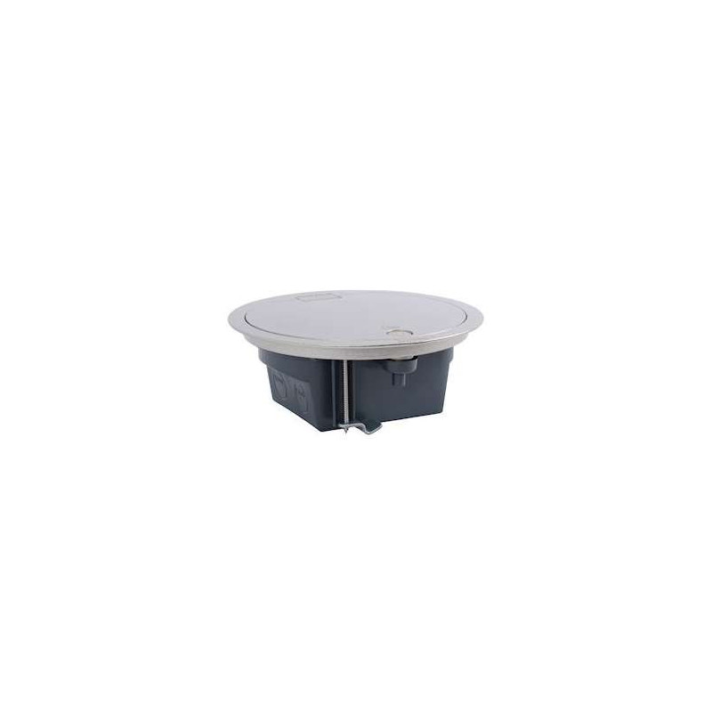 [LEG088064] Boîte de sol Legrand IP66 4 modules inox avec couvercle sur charnière (vide) 088064