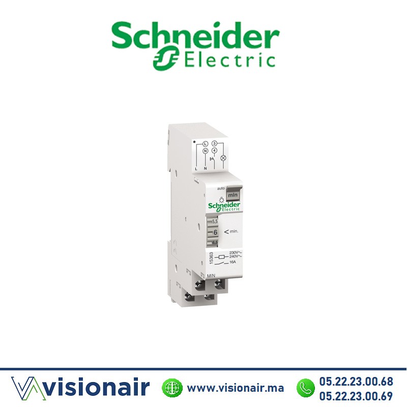[15363] Minuterie  Schneider réglable 1 à 7 minutes 15363