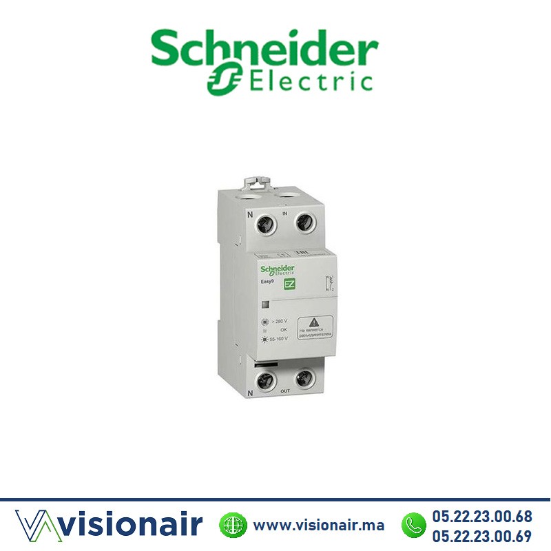 [EZ9C1263] Relais surtensions Schneider 2P 63A EZ9C1263
