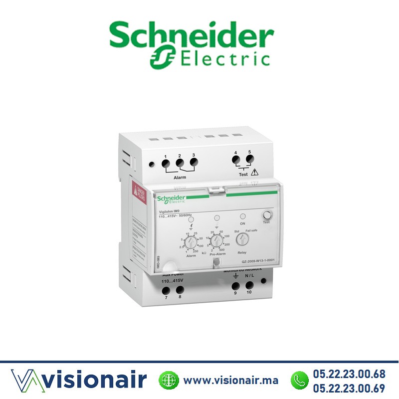 [IMD-IM9-OL] Contrôleur  Schneider permanent d'isolement IMD-IM9-OL