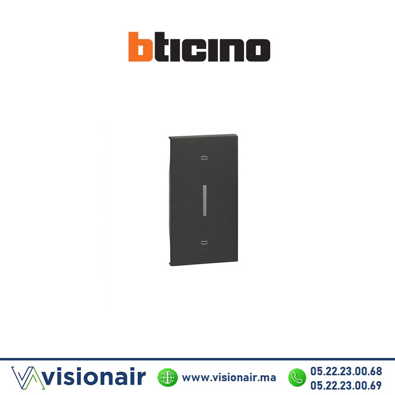 [BTKG06M2] Enjoliveur volet roulant 2M BTICINO Living Now Noir BTKG06M2