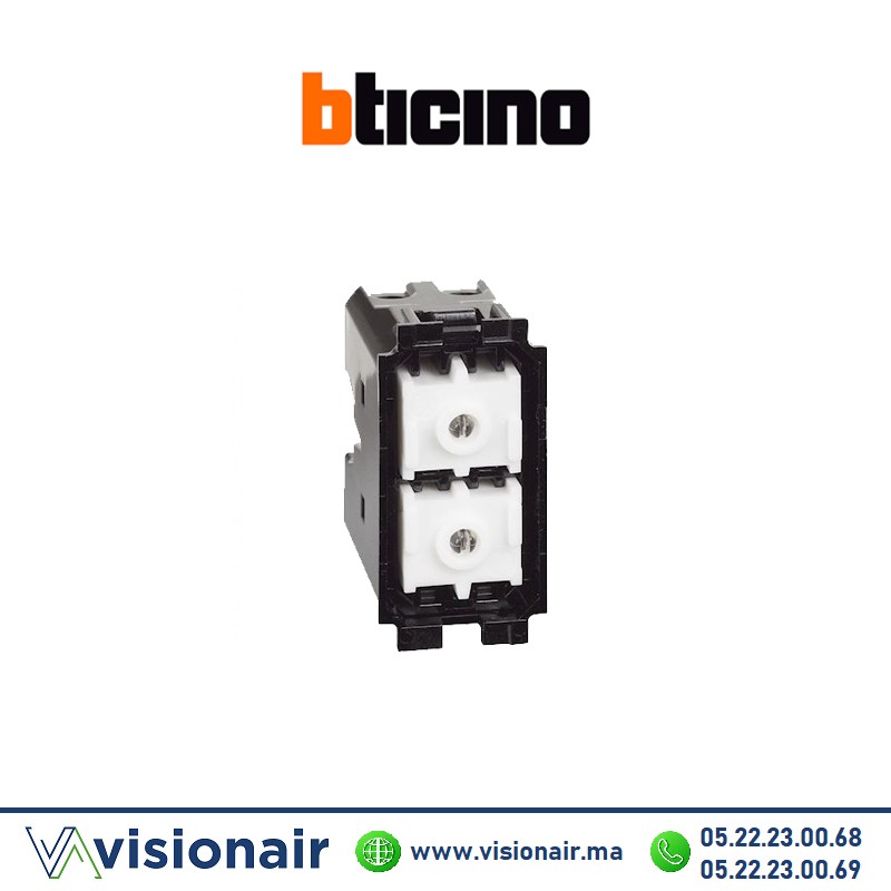 [BTK4037] Poussoir volet roulant 1M Sable BTICINO Living Now noir BTK4037