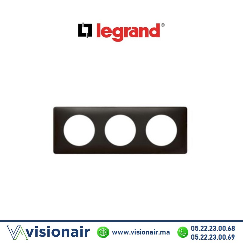 [068983] Plaque carbone Legrand Céliane 3P 068983