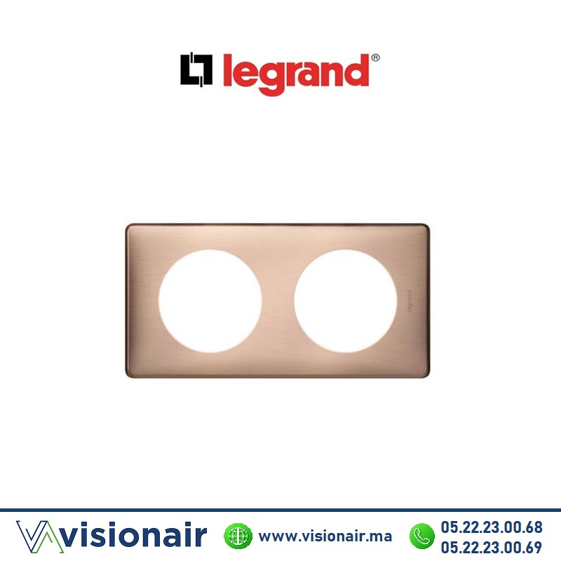[068992] Plaque copper Legrand Céliane 2P 068992