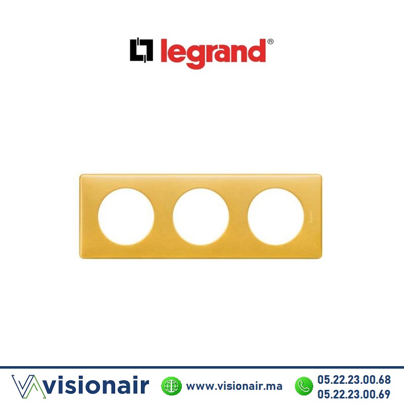 [068793] Plaque Laiton Legrand Céline 3P 068793